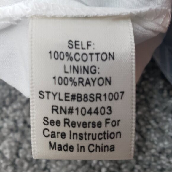 Blu Pepper Woman Short Romper Blue white embroidery Small Summer  S /  A215 - Picture 7 of 8